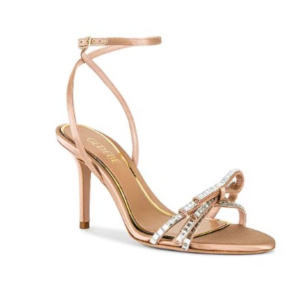 REVOLVE Shoes - Gedebe Cecile Satin Heels